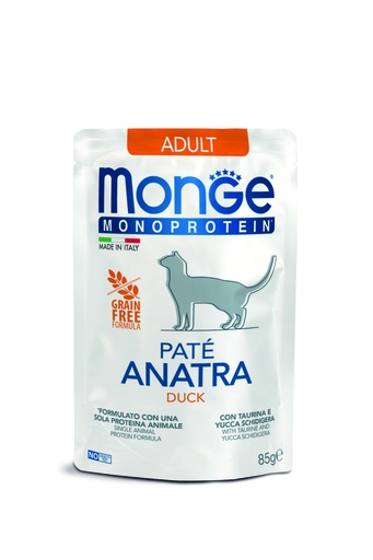 [283701] Monge cat adult Monoprotein Anka & Potatis 85g påse
