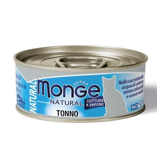 [287211] Monge cat adult Natural Tonfisk 80g burk