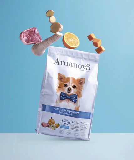 [248039] Amanova dog adult mini Sensitive lamb & pumpkin 7 kg