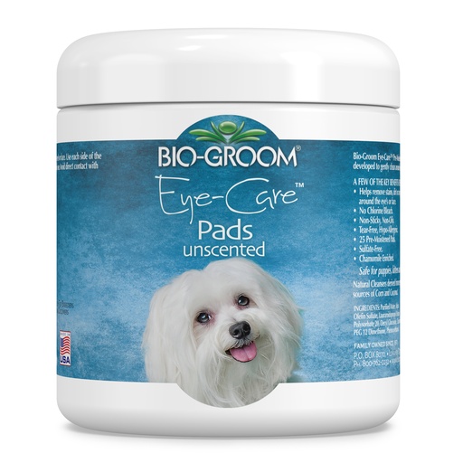 [121028] Bio-Groom Eye-Care Pads™ eye cleaning wipes (25pcs/150g)