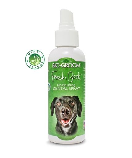 [121002] Bio-Groom Fresh Bark Dental Spray Minttu 4oz/112g