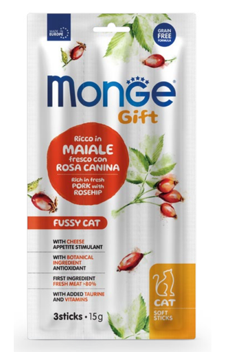 [242618] Monge Gift Softst Fussy Fläsk Nypon 15 g