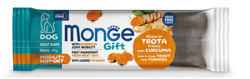 [242629] Monge Dog Gift Meat Bar Trout Boswellia 40 g 
