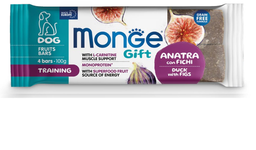 [242648] Monge Gift Dental Bar Train Anka / Fikon 100 g