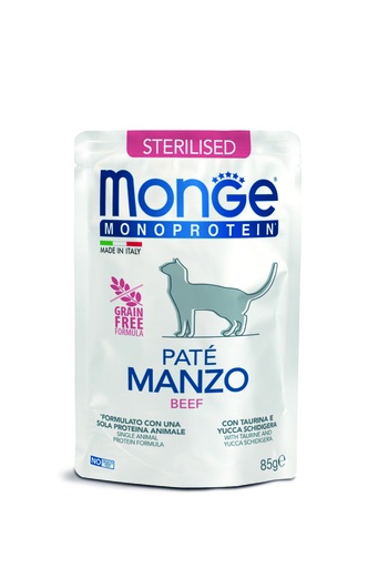 [283703] Monge cat adult Monoprotein nötkött 85g pouch
