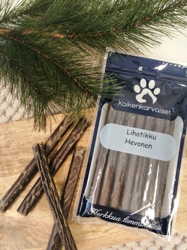 [231930] Kaikenkarvaiset Lihatikku Hevonen 120g